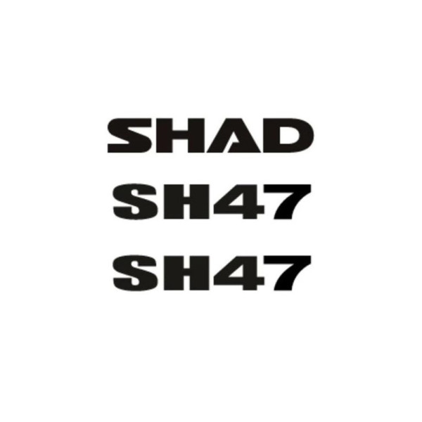 Shad SH47 Replacement Stickers